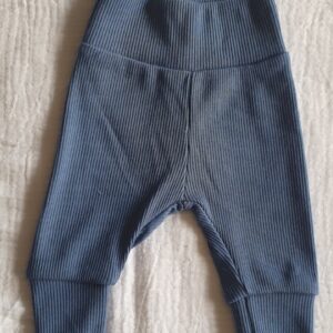 Broekje rib blauw