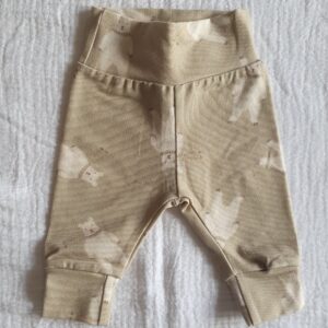 Broekje beige met witte beren