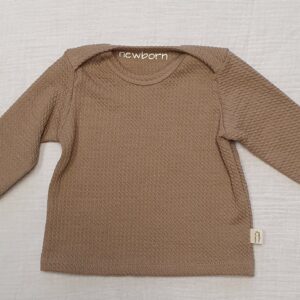 Envelopshirt Taupe