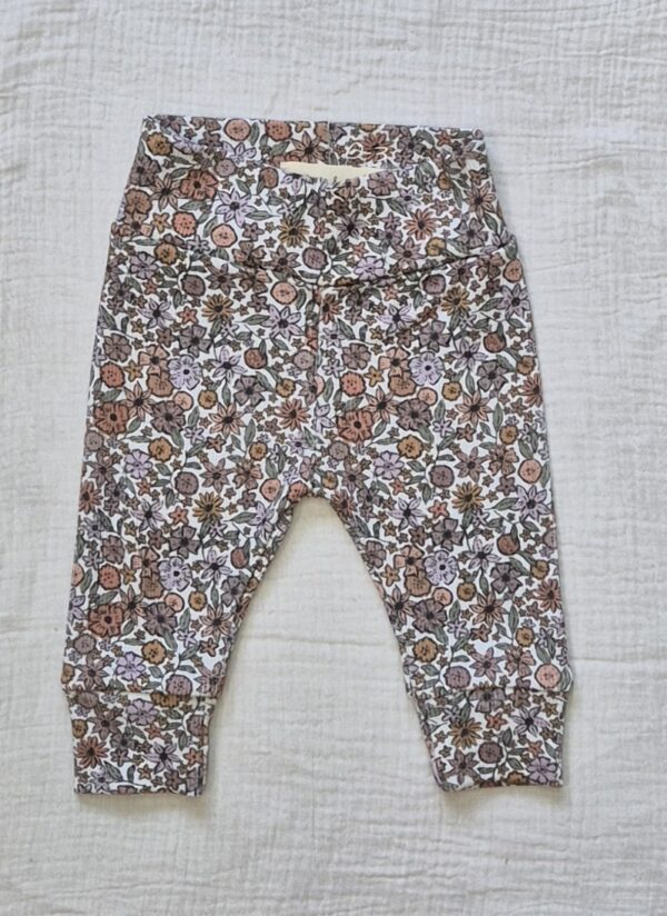 Broekje rib bloemen classic