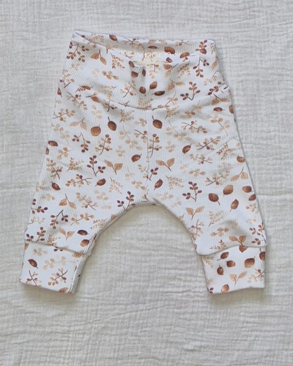 Broekje rib herfstblaadjes